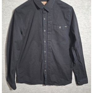 5.11 Tactical Snap Button Shirt Men's Small Black Long Sleeve Outdoors Utility